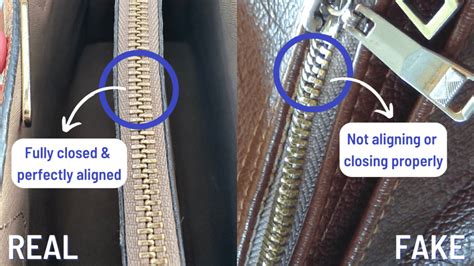 michael kors stamped gold zipper fake
